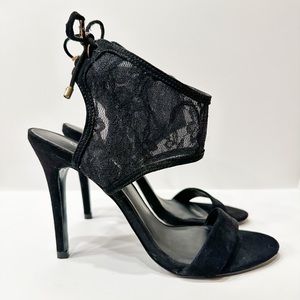 Aldo Black Lace Heels